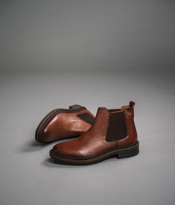 CHELSEA BOOTS HARRY. MARRON