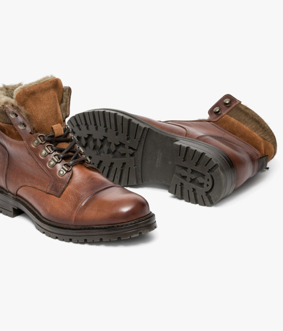 BOOTS FOURRÉ TIBERE MARRON