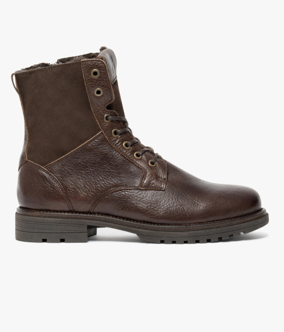 BOOTS FOURRÉ THERRY MARRON