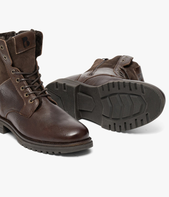 BOOTS FOURRÉ THERRY MARRON