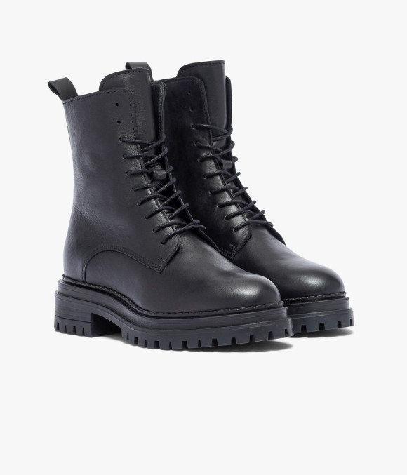 BOOTS PLAT KLARINE NOIR