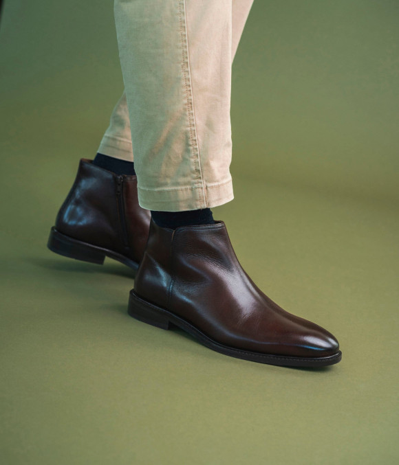 CHELSEA BOOTS MARINI MARRON