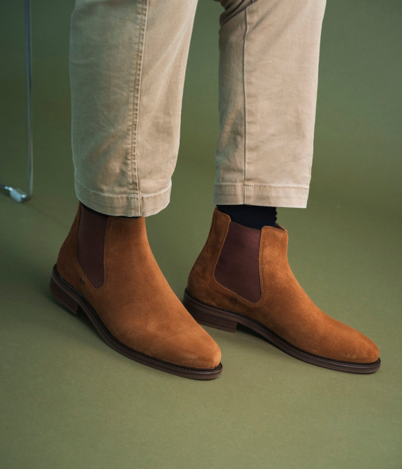 CHELSEA BOOTS QUENTIN MARRON