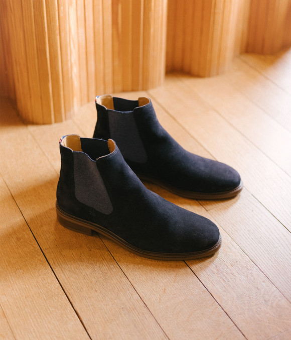 CHELSEA BOOTS QUENTIN BLEU