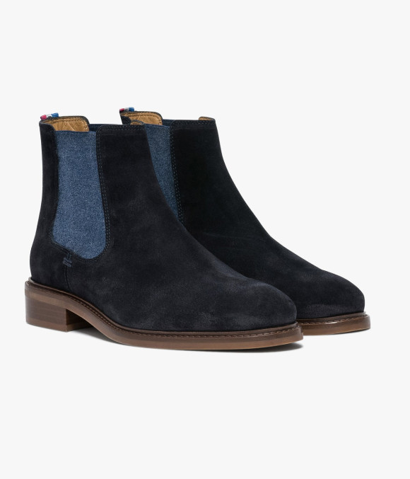 CHELSEA BOOTS QUENTIN BLEU