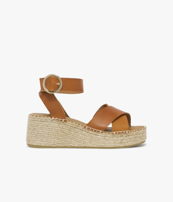 Sandale Hortense Cognac