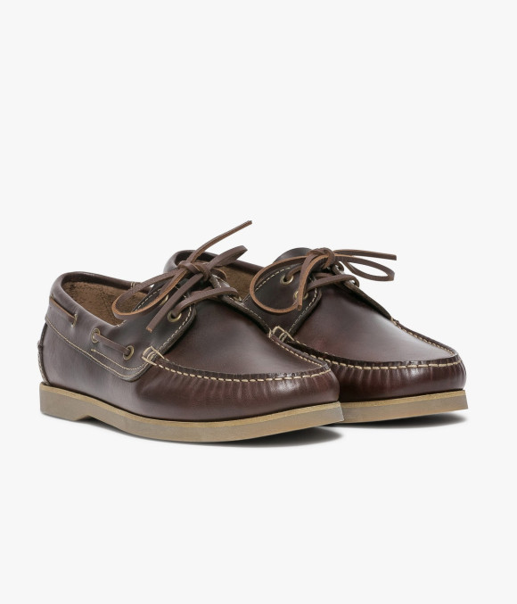 Chaussure Bateau Dustin Marron