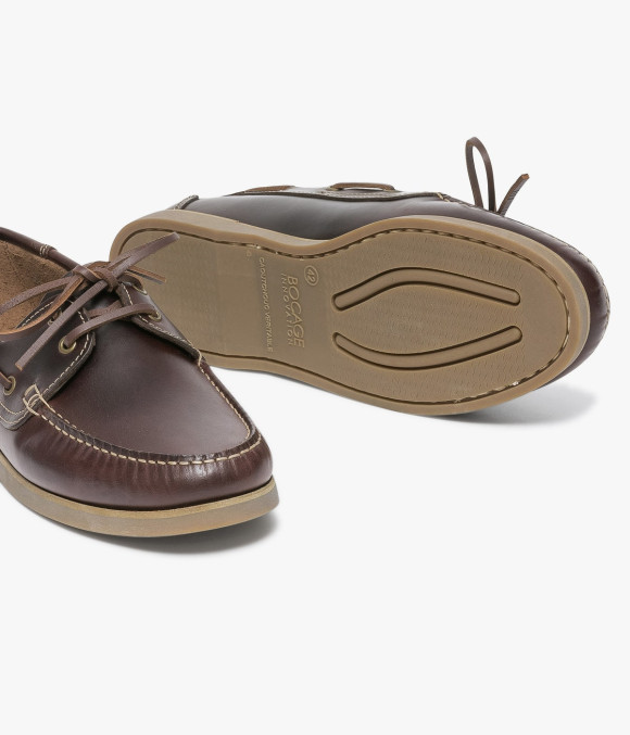 Chaussure Bateau Dustin Marron