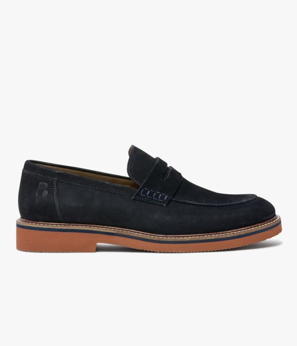 Mocassin Olivier Marine
