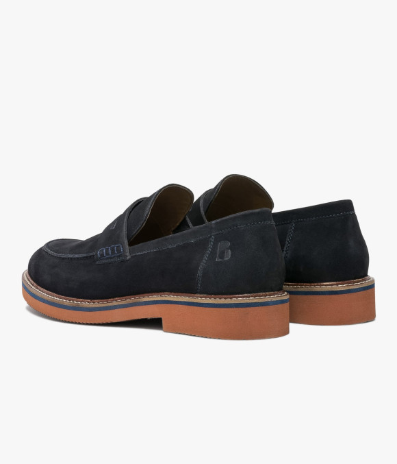 Mocassin Olivier Marine