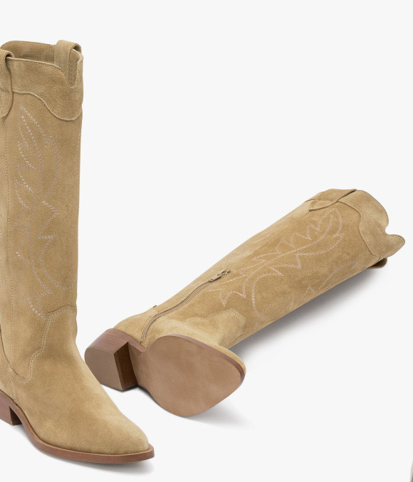Botte Santiag Beige