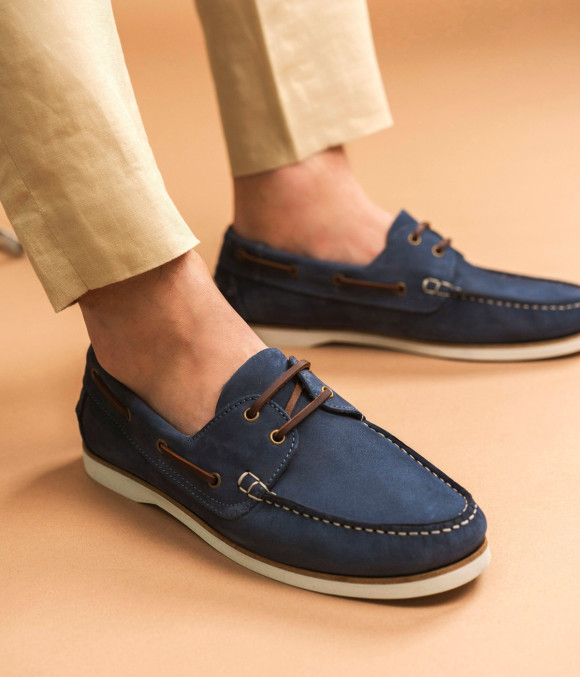 Chaussure Bateau Dustin Bleu