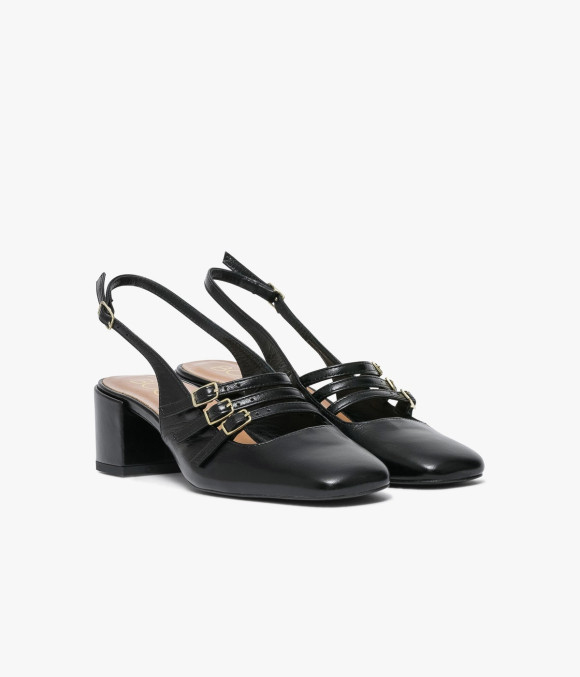 Babies Sling-back Demi Noir