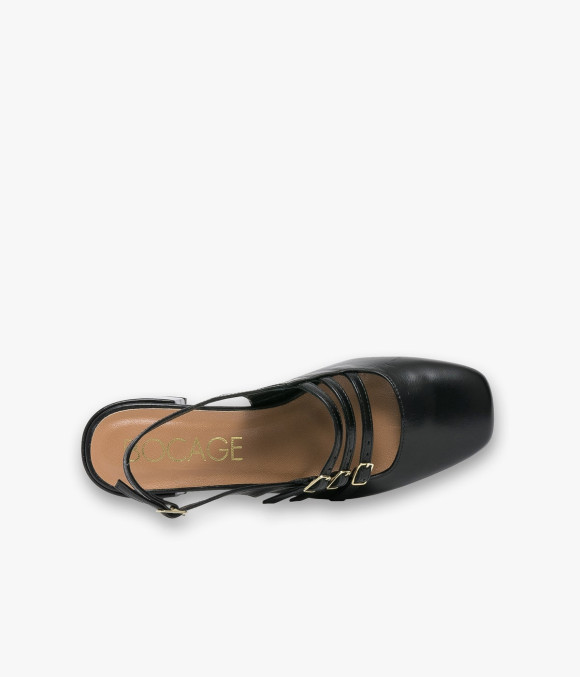Babies Sling-back Demi Noir