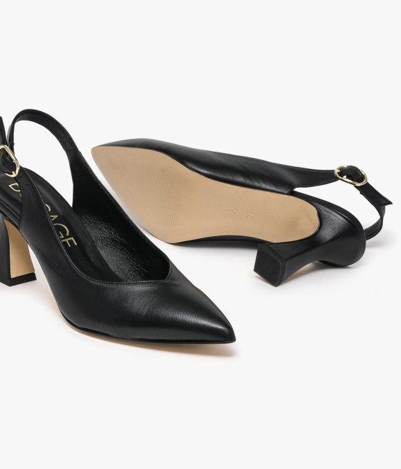 Escarpin Slingback Daffy Noir
