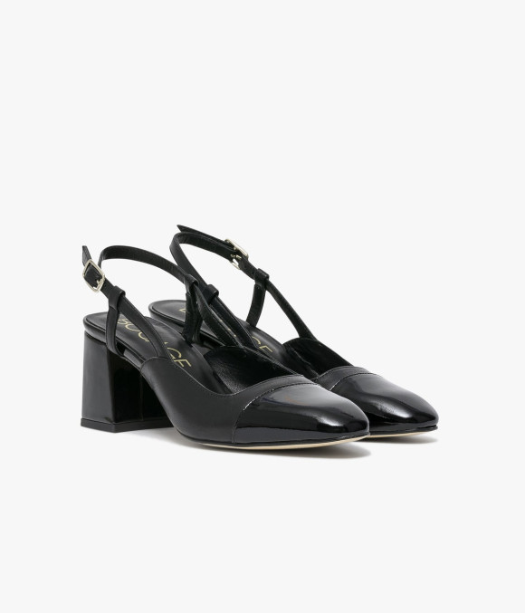 Escarpin Sling-back Denitsa Noir