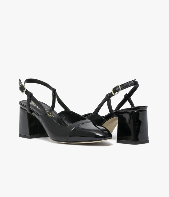Escarpin Sling-back Denitsa Noir
