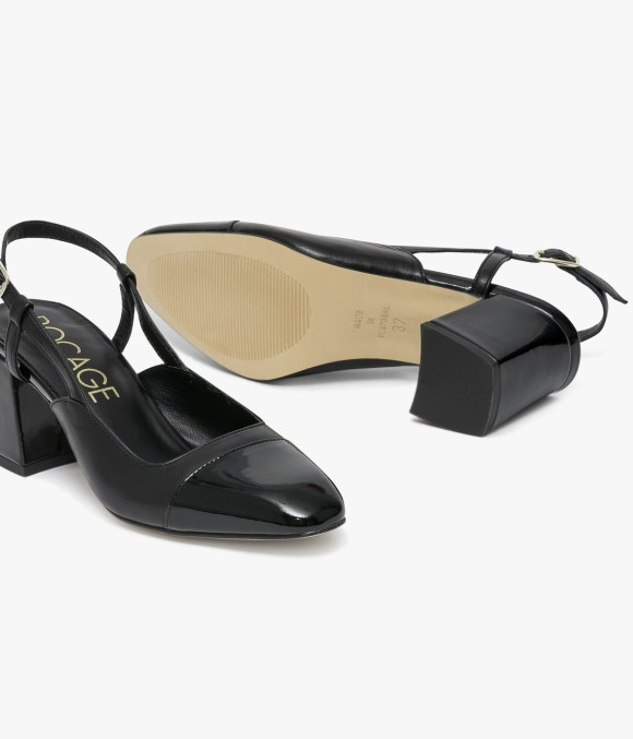 Escarpin Sling-back Denitsa Noir