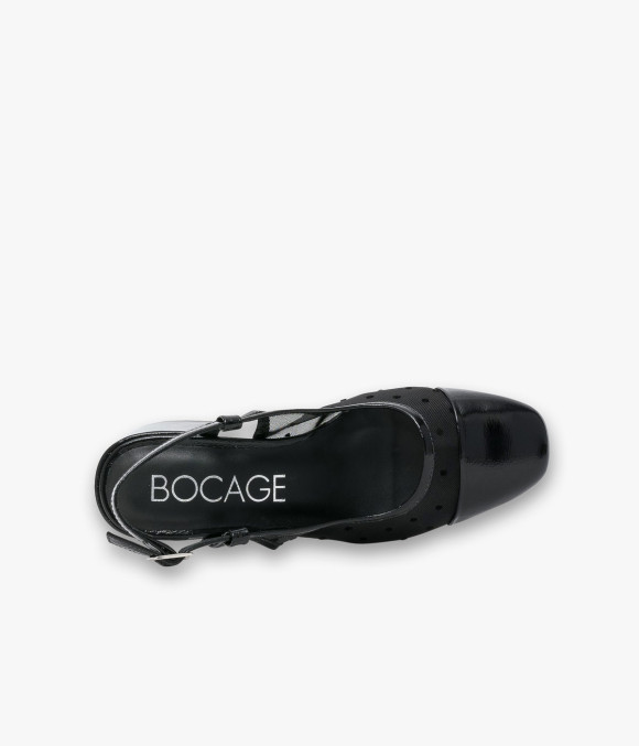 Escarpin Sling Back Divina Noir