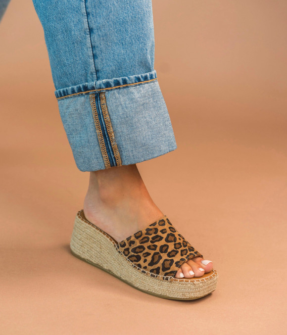 Mule Viviane Leopard