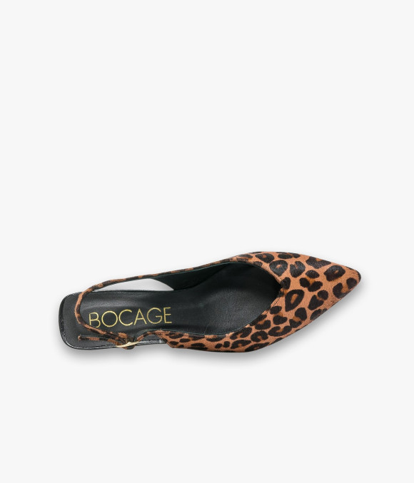 Escarpin Sling Back Dolly Leopard