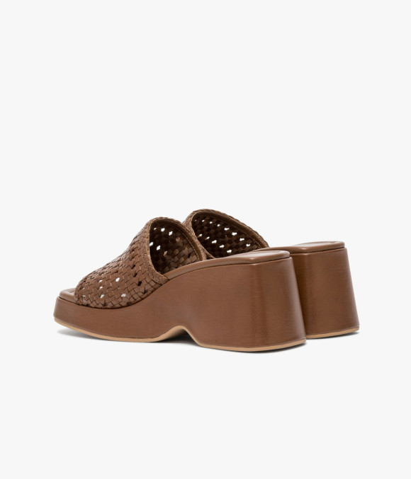 Mule Venise Cognac
