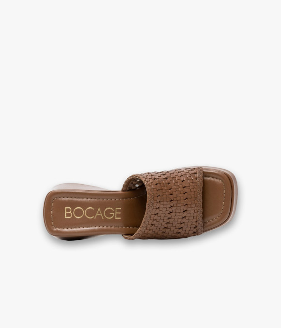 Mule Venise Cognac