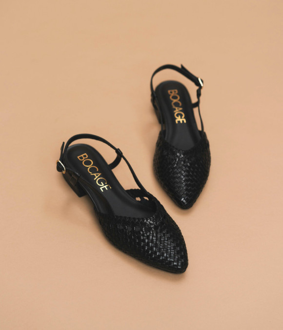 Escarpin Slingback Sonia Noir