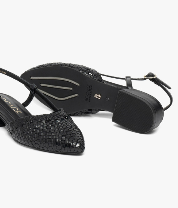 Escarpin Slingback Sonia Noir