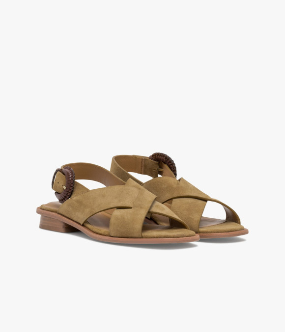 Sandale Gillie Camel
