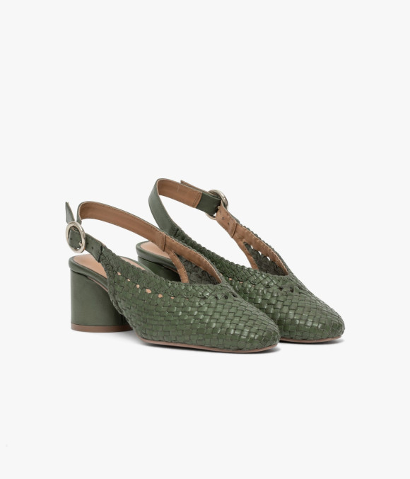 Escarpin Sling Back Dorria Vert