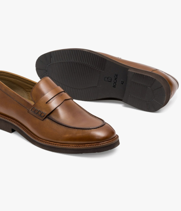 Mocassin Olivier Cognac