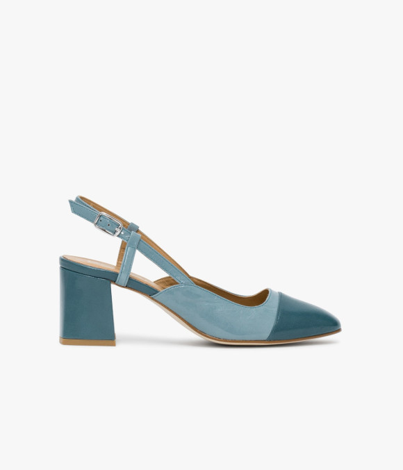 Escarpin Sling Back Denitsa Bleu