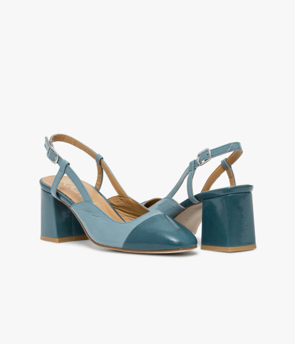 Escarpin Sling Back Denitsa Bleu