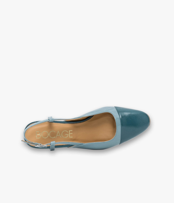 Escarpin Sling Back Denitsa Bleu