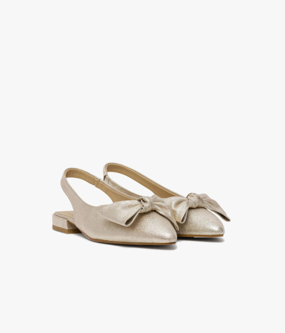 Escarpin Slingback Sweety Platine