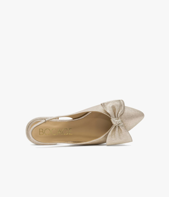 Escarpin Slingback Sweety Platine