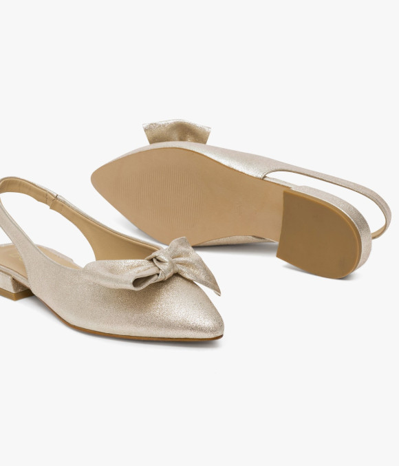 Escarpin Slingback Sweety Platine