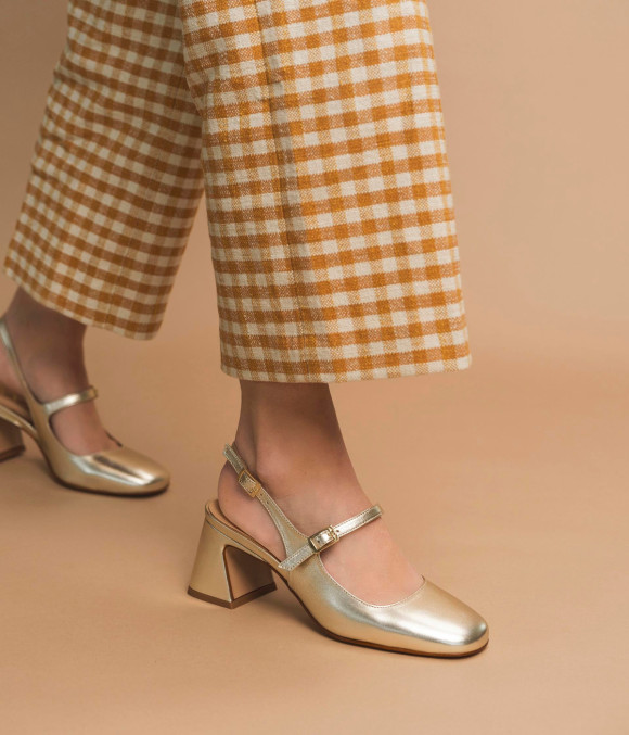 Babies Slingback Daisy Platine