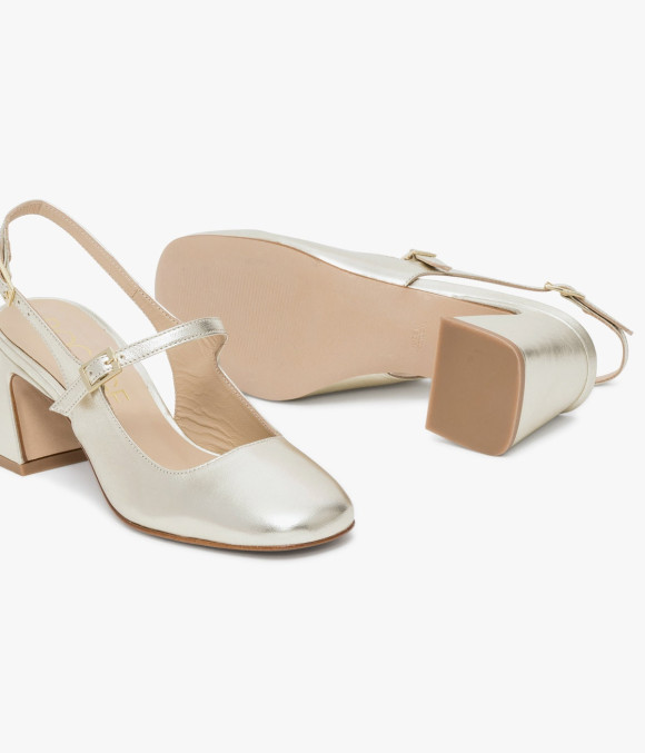 Babies Slingback Daisy Platine