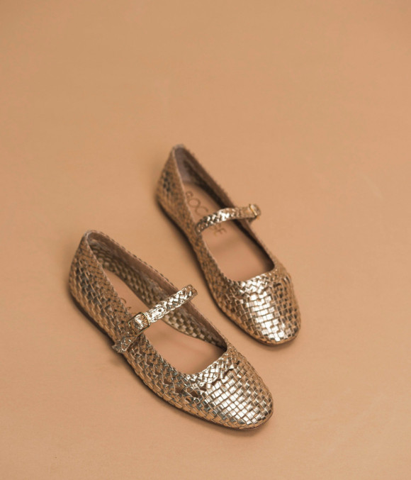 Ballerine Blandine Platine