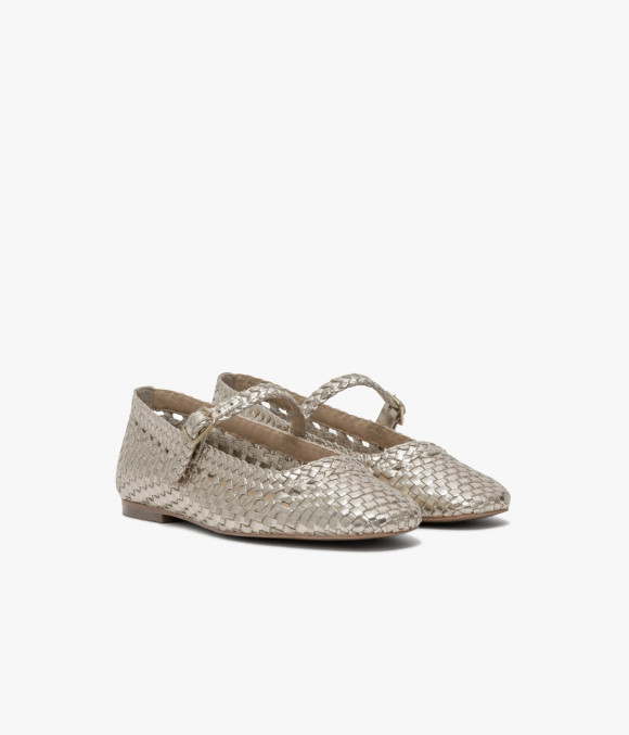 Ballerine Blandine Platine