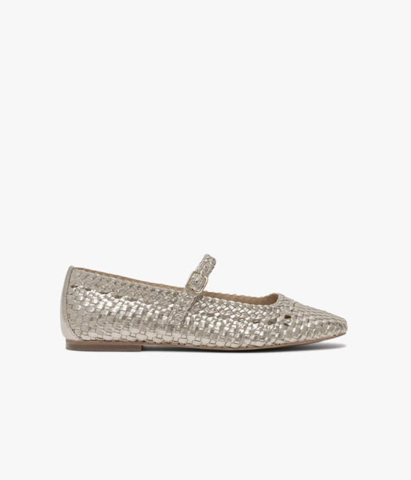 Ballerine Blandine Platine