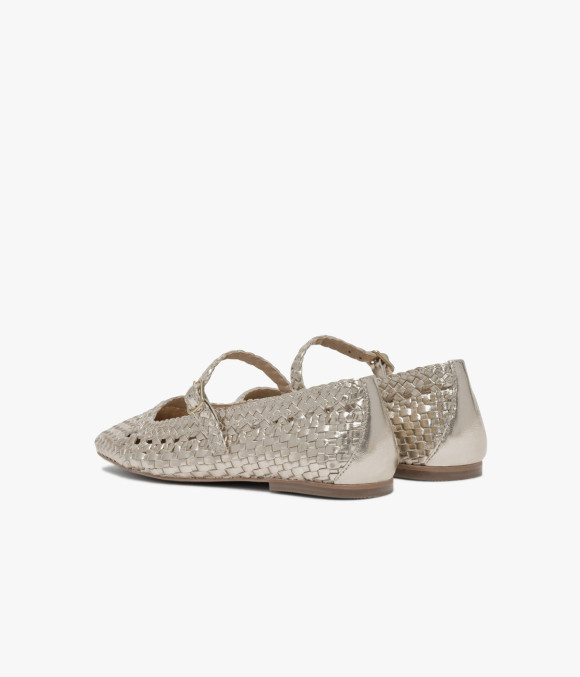 Ballerine Blandine Platine