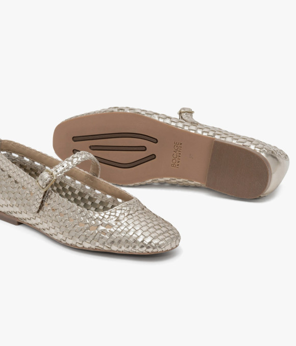 Ballerine Blandine Platine