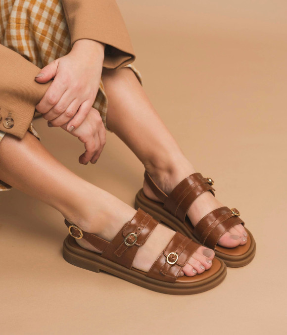 Sandale Galina Camel
