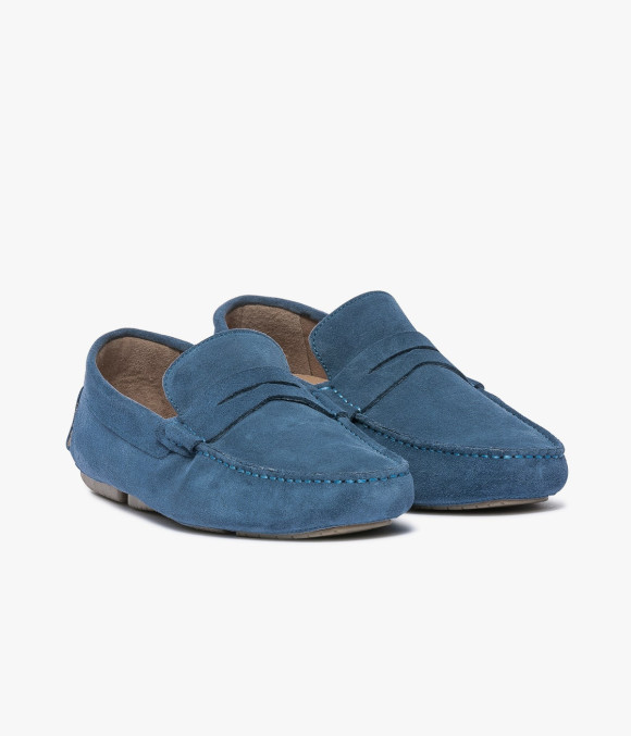 Mocassin Sesame Bleu