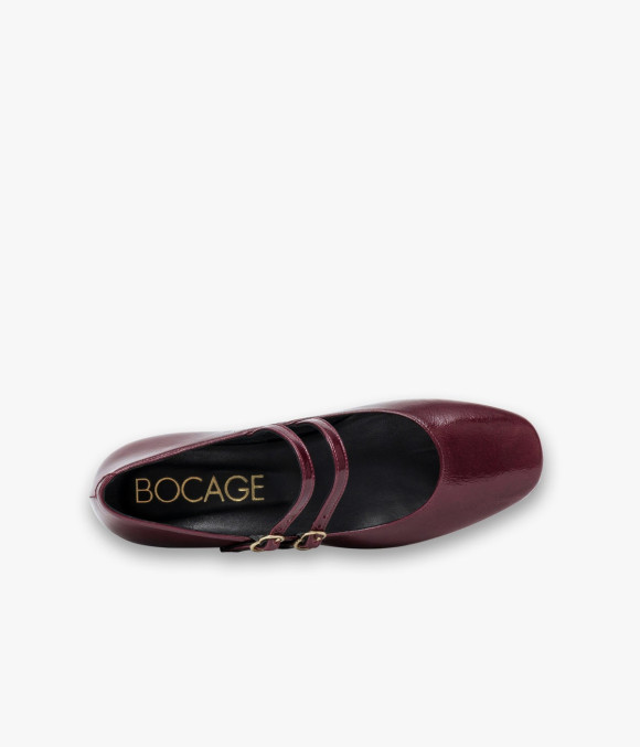 Ballerine Bonnie Lie-de-vin