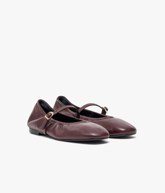 Ballerine Bettina Lie-de-vin