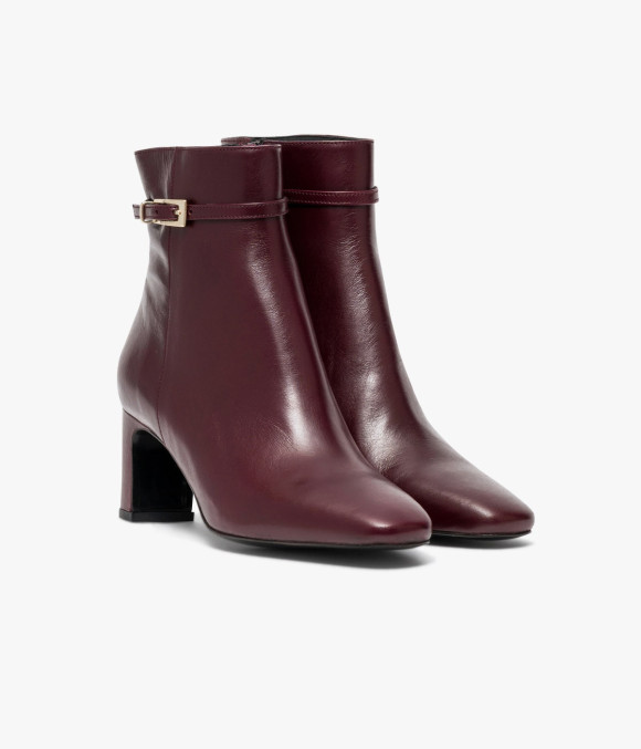 Boots Ivonne Lie-de-vin